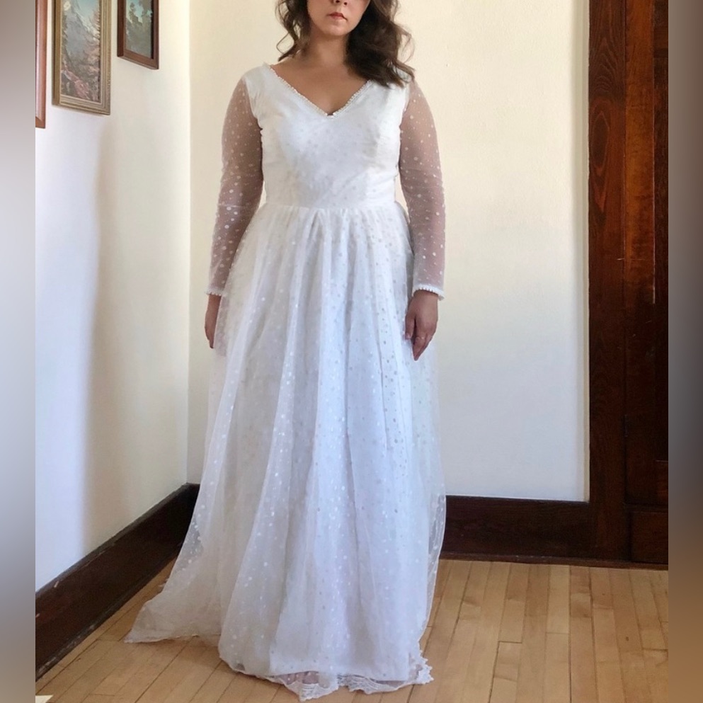 Polka Dot Wedding Dress- Etsy Purchase